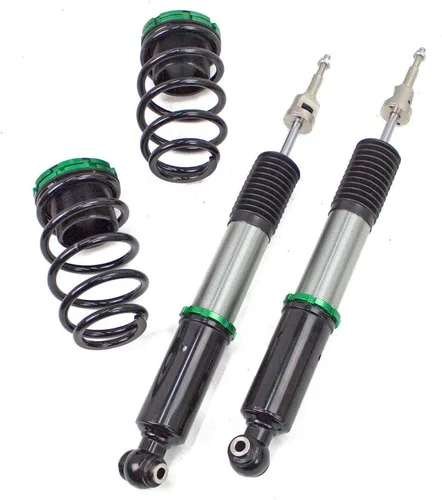 Vista 4 de Rev9 R9-HS2-072_2 Hyper-Street II Kit de bajada de suspensión de coilover, amortiguador monotubo con ajuste de rebote de 32 clics, longitud completa