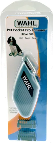 Vista 2 de WAHL Pocket Pro - Recortadora compacta para tocar alrededor de perros y gatos ojos, orejas y patas, modelo 9961-900