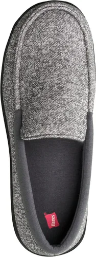 Vista 3 de Hanes ComfortSoft - Mocasines venecianos de punto de espuma viscoelástica para hombre para interiores y exteriores