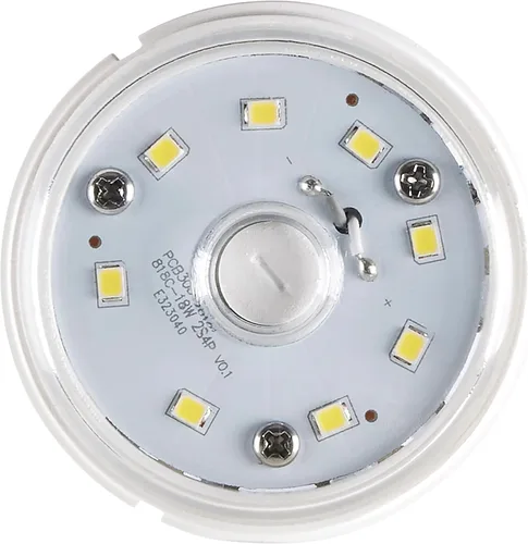 Vista 3 de Satco Bombilla LED de mazorca de maíz de 18 W, repuesto HID para iluminación de garaje y comercial, luz diurna de 5000 K, base E26, derivación