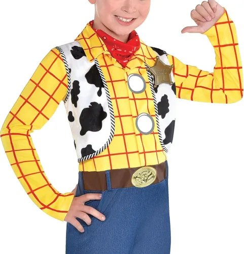 Vista 4 de Party City Toy Story Woody Halloween Costume for Toddler Boys, with Included Accessories
