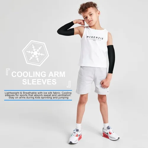 Vista 3 de Luwint Mangas para brazos UPF50+ para niños/adultos Protección solar refrescante UV, para deportes y al aire libre (2/4/6 pares) - Ligeras