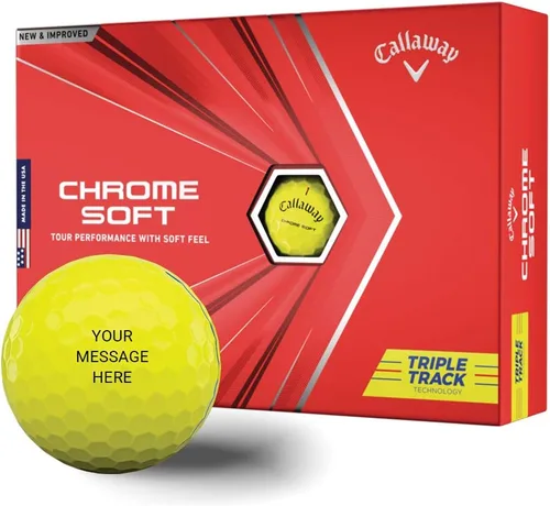 Vista 8 de Pelotas de golf suaves cromadas Callaway 2020 Truvis rojo/blanco