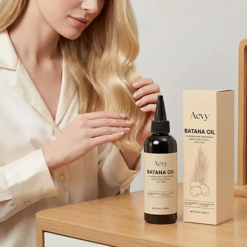Vista 5 de Aceite de batana, apoya el crecimiento del cabello, aceite hidratante para el cuero cabelludo y el cabello, aceite suavizante hidratante profundo