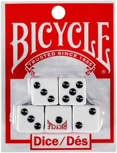 Vista 2 de Bicycle - 5 dados de 5 unidades equipo de juego de césped