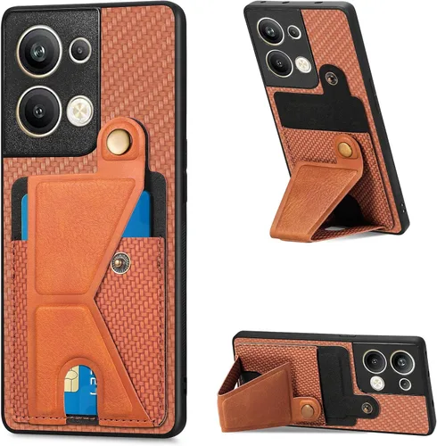 Vista 226 de Funda para Oppo K10x / OnePlus Nord CE 2 Lite 5G Funda para Realme 9 5G / 9 Pro / Q5 / V25 Funda de piel sintética con ranuras para tarjetas