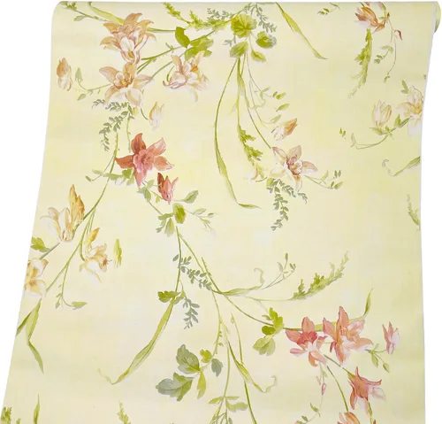 Vista 8 de Yifely Revestimiento autoadhesivo para estantes, papel extraíble para muebles para cubrir cajones de apartamentos, flores rurales, 17.7 pulgadas por