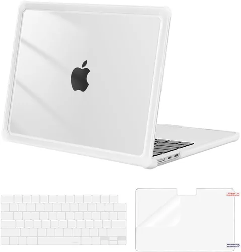 Vista 16 de MOSISO - Funda compatible con MacBook Air de 13 pulgadas M5 2026 M4 M3 M2 2025-2022 A3449 A3240 A3113 A2681, Kit 3 en 1 resistente a las grietas