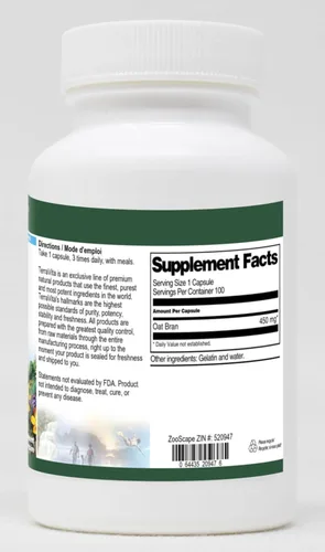 Vista 2 de Salvado de avena - 450 mg (100 Cápsulas, ZIN: 520947)