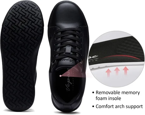 Vista 5 de Vepose Zapatillas de deporte clásicas de moda 8012 con cordones para mujer, zapatos cómodos y lindos
