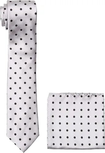 Vista 11 de Stacy Adams Conjunto de corbata de punto satinado para hombre