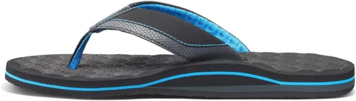Vista 4 de REEF Ripper - Sandalias de playa para hombre, plantilla acolchada suave, aptas para el agua, de secado rápido