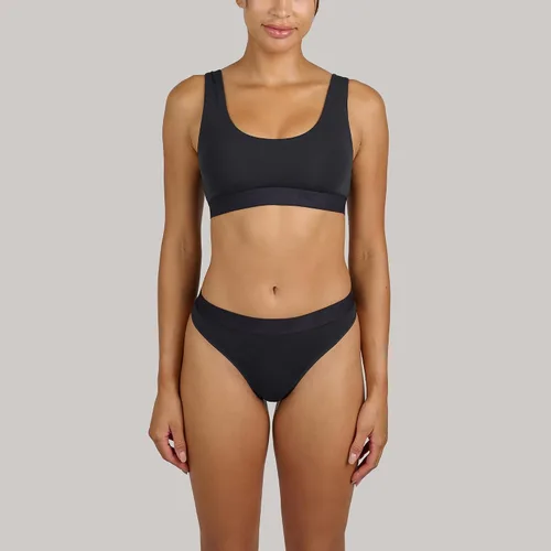 Vista 4 de MeUndies Tanga de algodón elástico para mujer - Bragas cómodas - Tela exclusiva de Tienda