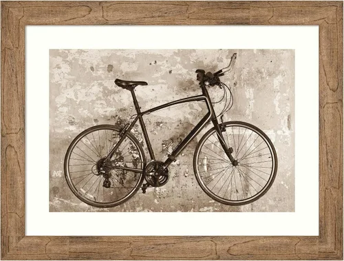 Vista 15 de Amanti Art Framed Wall Art Print 18x24 Bike by Deborah Revell, Transportation Wall Art, Industrial Urban Decor, Small Poster Painting Artwork for