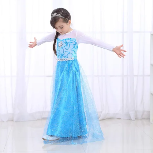 Vista 4 de Familycrazy Princess Costume, Princess Dresses for Girls Dress up Fancy Halloween Christmas for Toddler with Accessories