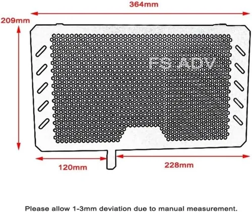 Vista 5 de Protector de rejilla de radiador para moto, bisel de radiador, protector de parrilla para Suzuki V-Strom VSTROM DL650 DL 650 2013-2018 2016 2017