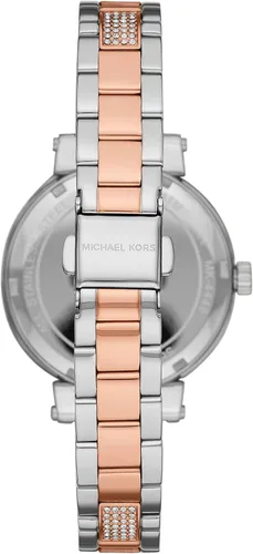 Vista 2 de Michael Kors Womens Sofie Quartz Watch with Stainless Steel Strap Two Tone 14 Model MK4446