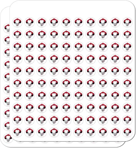 Vista 11 de IT Pennywise Come Home Planner Calendario Scrapbooking Craft Pegatinas