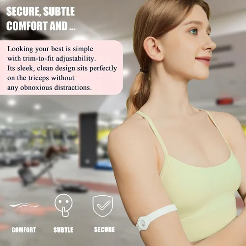 Vista 4 de Divoti Brazalete de Cubierta para Sensor de Monitor de Glucosa Compatible con Freestyle CGM Libre 3 Corte Ajustable de Silicona para Ajuste