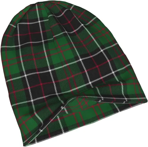 Vista 4 de Gorro unisex Sinclair Clan Caza Tartán Variant Plaid Cálido Slouchy Knit Hat Headwear Regalo para Adultos, Sinclair Clan Caza Tartán Variant Plaid