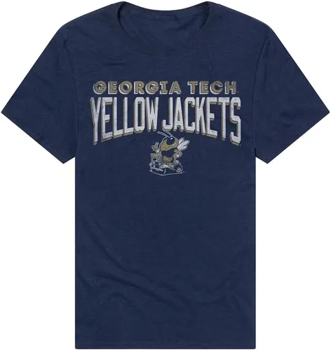 Vista 51 de Campus Lab Official NCAA Classic Distressed Logo Collegiate Classic Ring-Spun T-Shirt Unisex for Men & Women