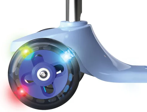 Vista 7 de Razor Rollie, Scooter de 3 ruedas para niños más pequeños, opciones de conducción sentada y de pie, ruedas iluminadas