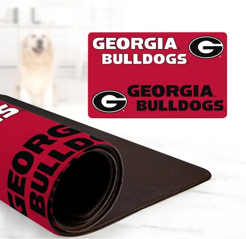 Vista 8 de Alabama Crimson Tide - Tapete con licencia oficial de alimentos y agua para perros y gatos, 18 x 29 pulgadas, antideslizante, resistente al agua