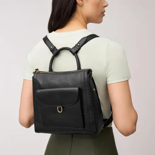Vista 2 de Fossil Mochila convertible de cuero Parker para mujer