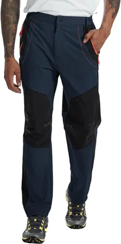 Vista 42 de TBMPOY Pantalones cargo de senderismo para hombre, ligeros, impermeables, de secado rápido, pantalones de montaña, pesca, camping