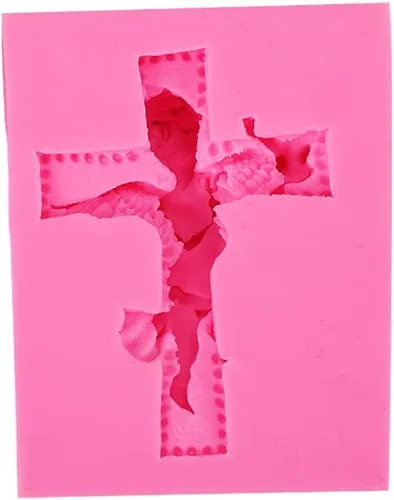 Vista 6 de Molde de silicona 3D para pastel de bebé de paloma de la paz, grado alimenticio, reutilizable, para dulces, chocolates, jabón, velas, fondant