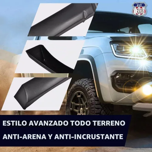 Vista 7 de PIT66 Guardabarros para guardabarros, compatibles con Dodge Ram 1500/2500/3500 1994-2001, juego de bengalas de rueda negras estilo fábrica, 4 piezas