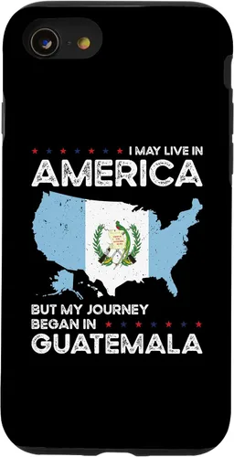 Vista 24 de Funda para iPhone 17, diseño de patriota guatemalteco estadounidense