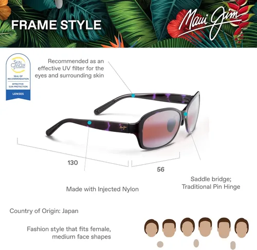 Vista 17 de Maui Jim Polarized Women's Koki Beach Fashion Sunglasses