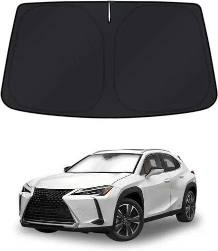 Vista 114 de KUST Parasol para parabrisas para BMW X1 F48 2016, 2017, 2018, 2019, 2020, 2021, 2022, accesorios de ajuste personalizado, parasol plegable