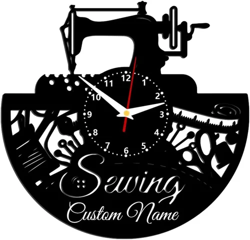 Vista 10 de AIFLM Reloj de pared personalizado para peluquería con texto personalizado, reloj de pared para peluquería, peluquería, reloj de pared, regalo único