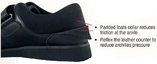 Vista 2 de APIS MT. Emey 728-e férula de los hombres terapéutica extra Profundidad Zapato Velcro Licra