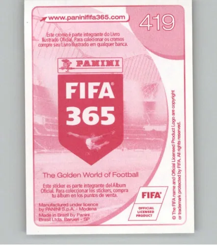 Vista 2 de 2016-17 Panini FIFA 365 Stickers Central/South America #419 Denis Cheryshev Villarreal Official Soccer Album Sticker in Raw (NM or Better) Condition