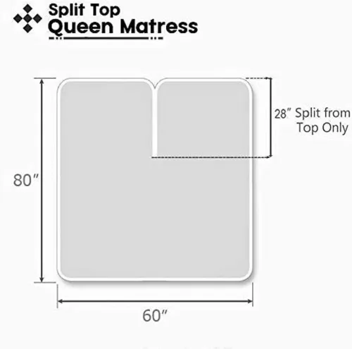 Vista 5 de Silentnight Sábanas de 4 piezas de 800 hilos, 100% algodón egipcio, para cama ajustable para cama de número de sueño, 28 pulgadas, sábana superior