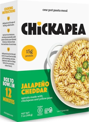 Vista 9 de Chickapea Pasta de garbanzos One Pot - Pepper & Parm - 7 oz (paquete de 1)