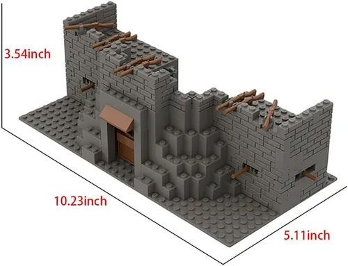 Vista 5 de Montain Cave - Bloques de construcción de guerra, kit de construcción de bricolaje compatible con todas las principales marcas (# 4)
