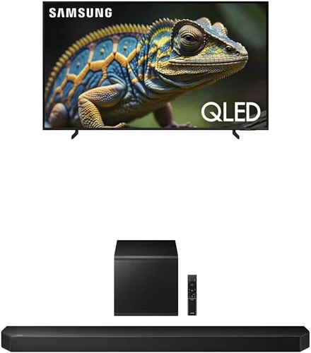 Vista 16 de Samsung - Smart TV QLED 4K de 43 pulgadas de la serie Q60D, Quantum HDR, con Object Tracking Sound Lite, Motion Xcelerator, diseño delgado, Gaming