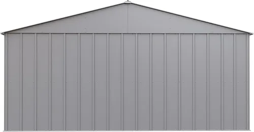 Vista 13 de Arrow Classic Cobertizo de metal, 14 x 17, gris flauta