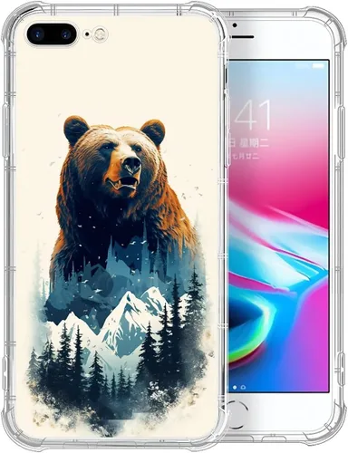 Vista 15 de CARLOCA Compatible con funda para iPhone SE 2020, funda para iPhone 8 para niñas, diseño transparente con patrón de lucha de béisbol de niños