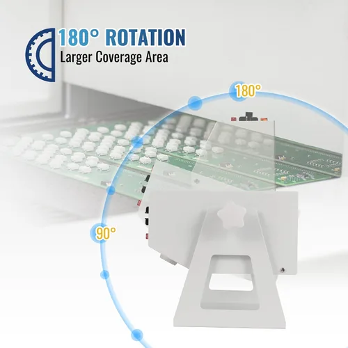 Vista 6 de Hanchen Soplador de aire ionizante antiestático ionizador ventilador estático de doble propósito, eliminador estático industrial (110 V 60 Hz)