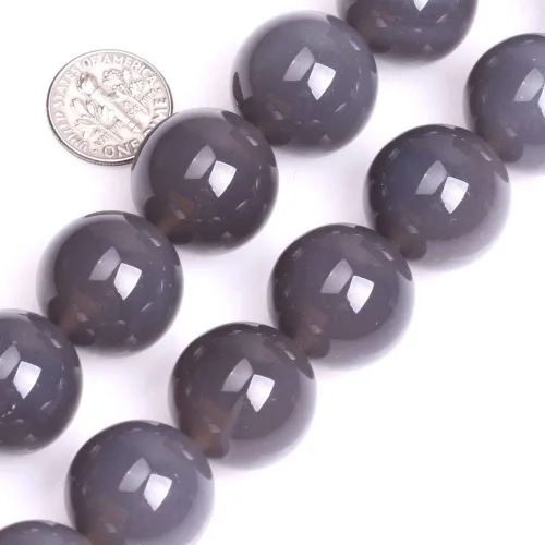 Vista 149 de GEM-Inside Cuentas Sueltas de Piedras Preciosas de Ágata Azul Bandeada Natural de 6mm Cuentas Redondas de Piedra de Energía para Hacer Joyas 15