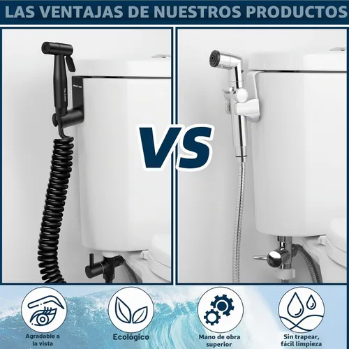 Vista 3 de Manguera de resorte telescópica flexible de PU, gris, 59" 2 M Gris