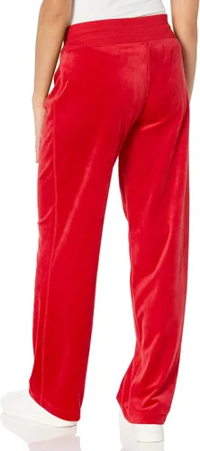 Vista 2 de Calvin Klein Women's Comfortable Wide Leg Everyday Velour Drawstring Pant