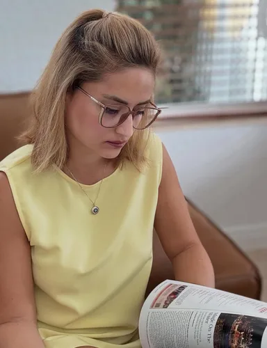 Vista 6 de GUDVUE - Gafas de luz azul para mujer/mujer con purpurina de ojo de gato Champagne Pro