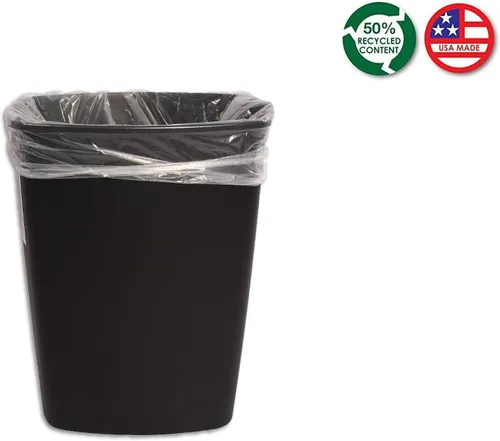 Vista 7 de RESILIA Bolsas de basura altas de 15 galones, 20 bolsas de reciclaje transparentes, 1 mil, 0.001 pulgadas de grosor, 24 x 33 pulgadas