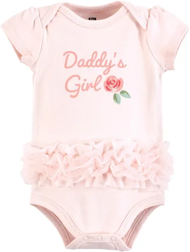 Vista 209 de Hudson Baby baby-girls Cotton Bodysuits 3-pack